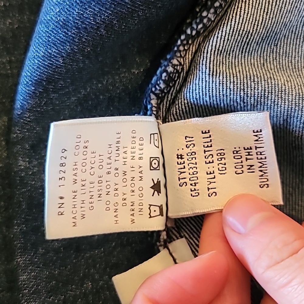 NWT GRLFRND "Estelle" Denim Dress - size XS - Picture 10 of 10